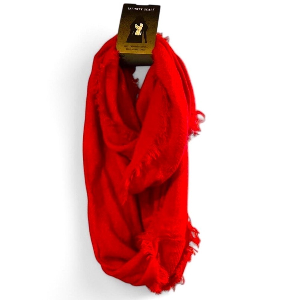 RED INFINITY SCARF BRAND NEW